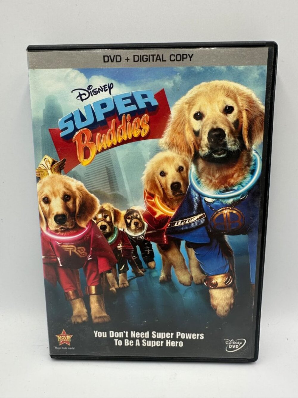 Disney Super Buddies 2013 DVD G Rated Family Adventure Dog-Themed Film